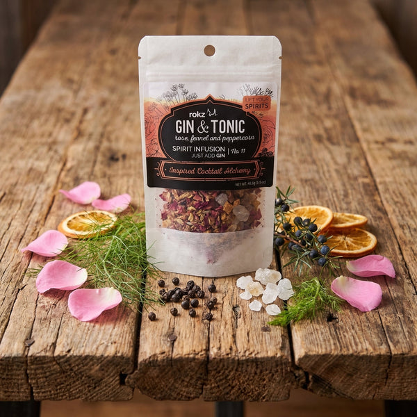 Gin & Tonic Cocktail - Mocktail Infusion Refill - Custom Brew Gear