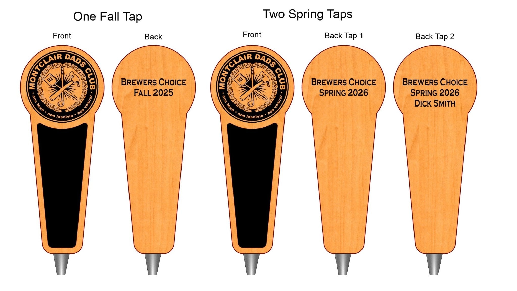 Montclair Tap Handles - Custom Brew Gear