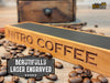 Nitro Coffee Tap Handle - Solid Cherry or Walnut - Custom Brew Gear