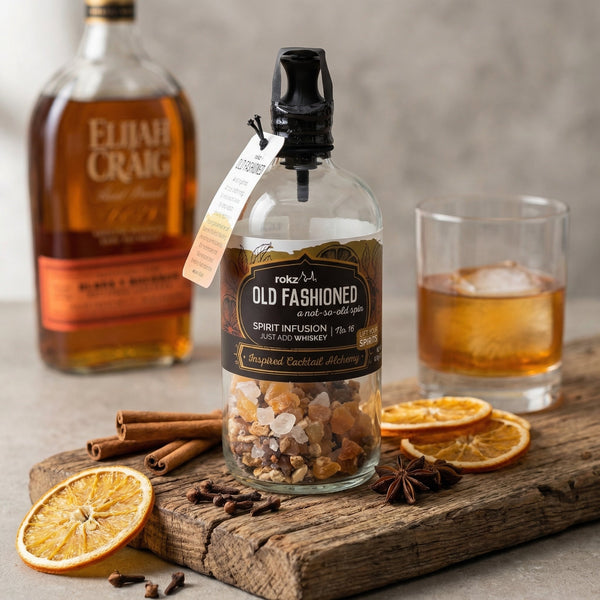Old Fashioned Cocktail - Mocktail Infusion - Custom Brew Gear