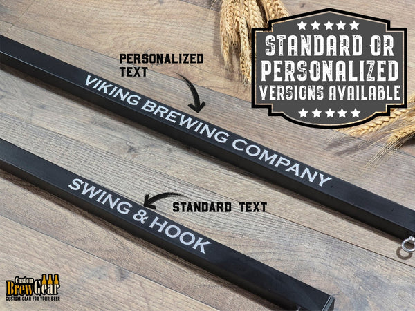 Outdoor - Indoor Folding Ring and Hook | Personalized Bimini Ring Toss Game | Custom Pub Game | Wall Mount Game - Custom Brew Gear