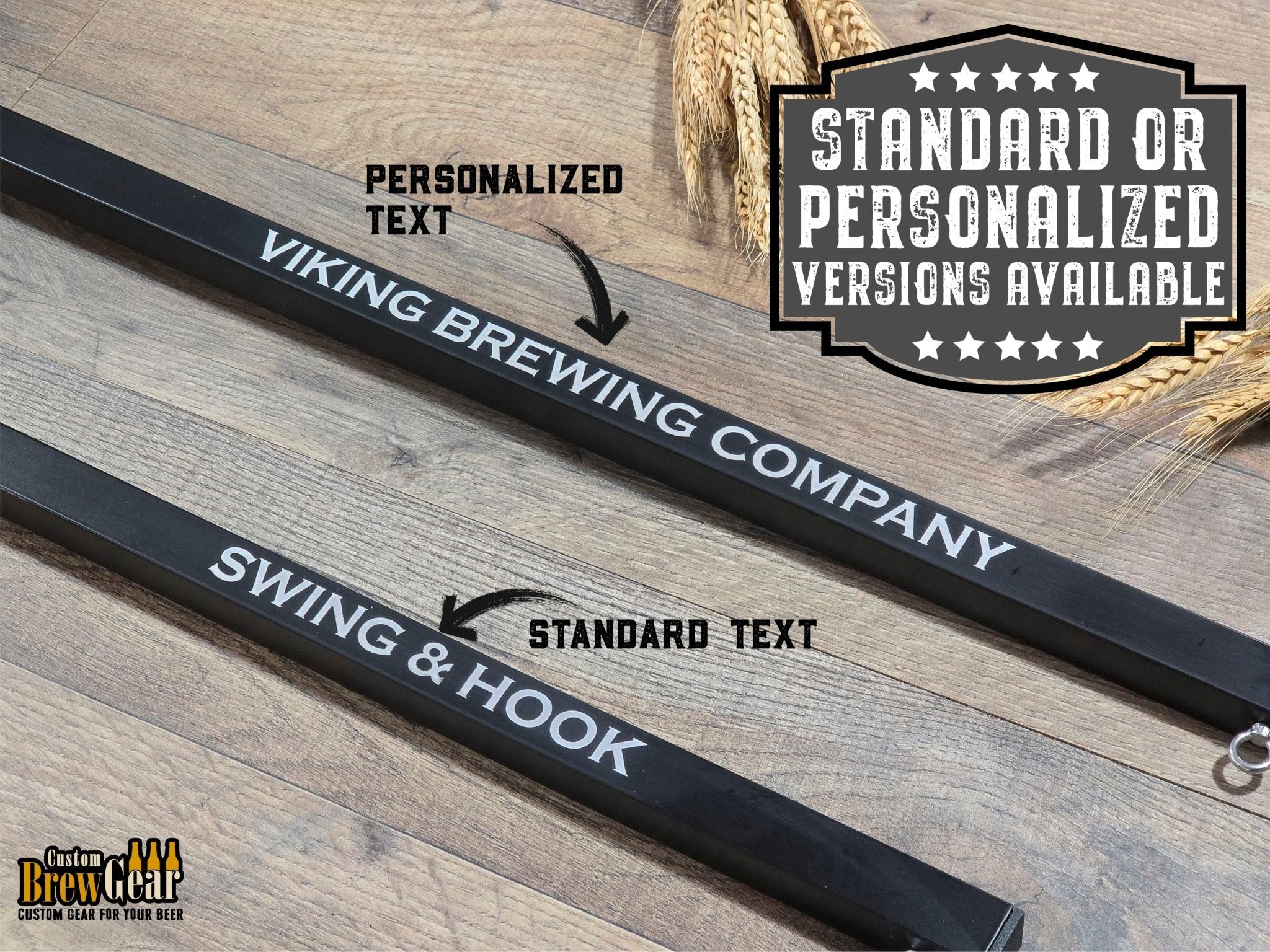 Outdoor - Indoor Folding Ring and Hook | Personalized Bimini Ring Toss Game | Custom Pub Game - Custom Brew Gear