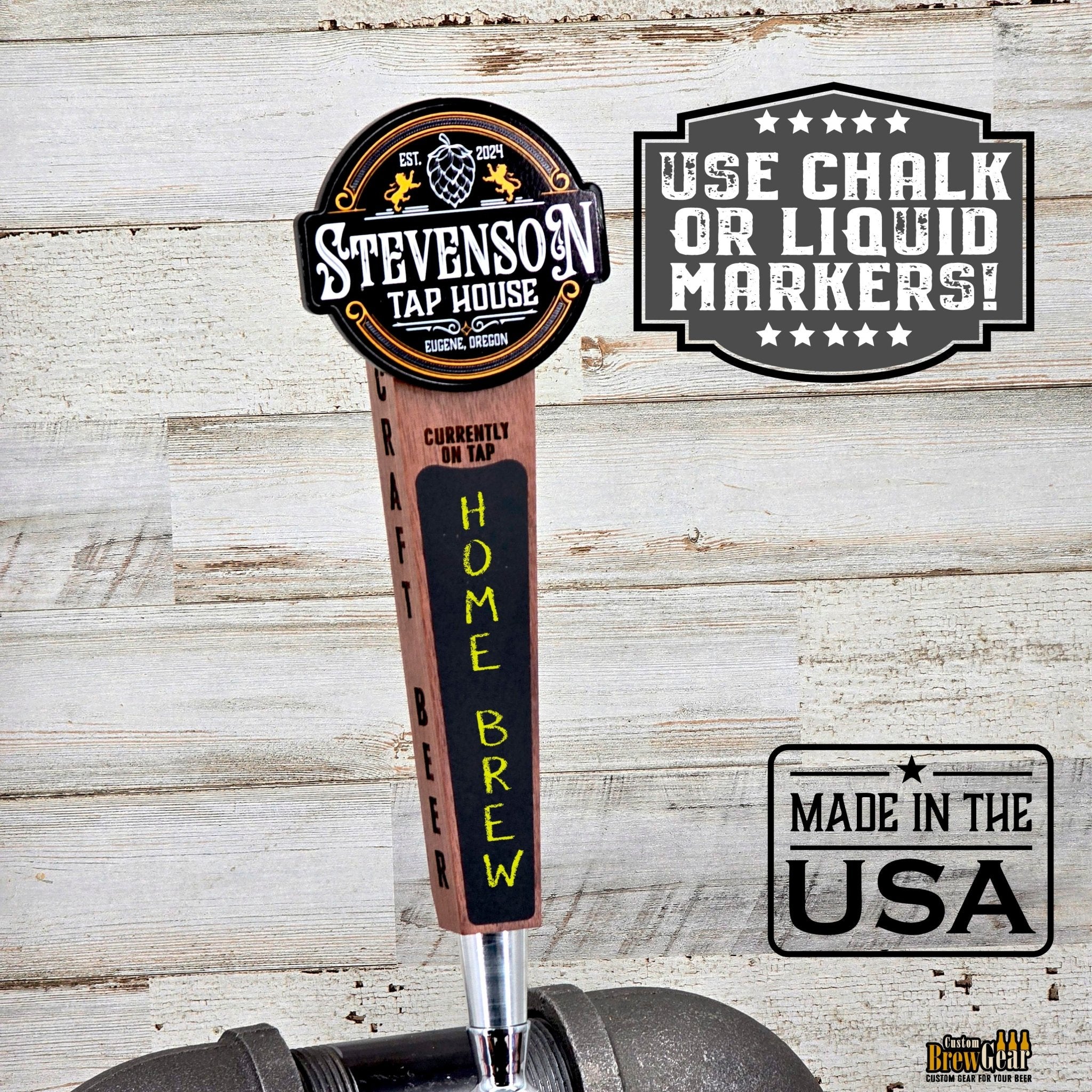 Personalized Beer Tap Handle - Lion Edition - Custom Brew Gear