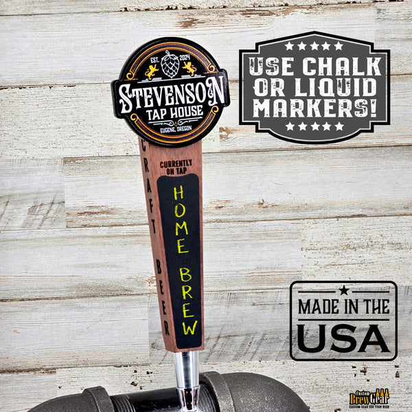 Personalized Beer Tap Handle - Lion Edition - Custom Brew Gear