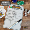 Personalized Game Score Sheets - Dry Erase - Custom Brew Gear