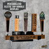 Personalized Rustic Tap Handle Display - Custom Brew Gear