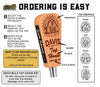 Personalized Short Beer Tap Handle – 5.75" Engraved Wood Kegerator Handle with Chalkboard - Custom Brew Gear