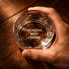 Personalized Whiskey Glass – Funny Dad Gift - Custom Brew Gear