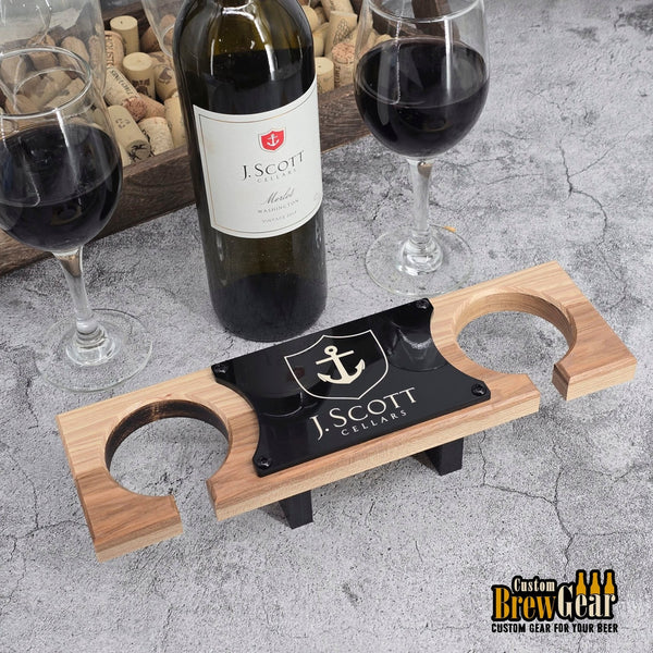 Personalized Wine Glass Flight - Custom Brew Gear