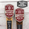 Red Label Edition - Custom Color Logo Chalkboard Tap Handle - Custom Brew Gear