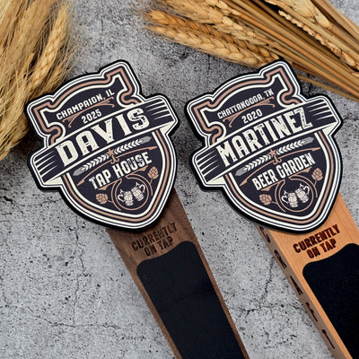 Retro Edition - Custom Color Chalkboard Beer Tap Handle - Custom Brew Gear
