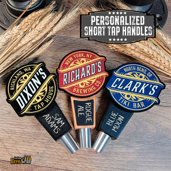 Short Tap Handle - Banner Edition - Custom Brew Gear