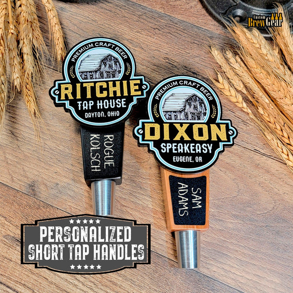 Short Tap Handle - Barn Edition - Custom Brew Gear