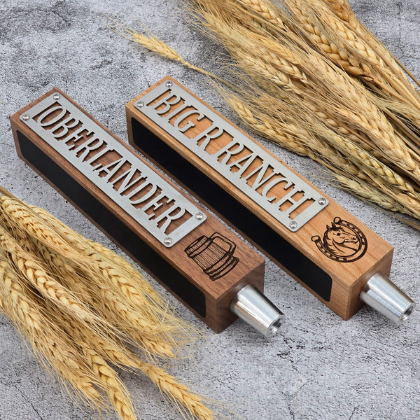 Signature Plate Tap Handle Edition – Personalized Stainless Steel - Custom Brew Gear