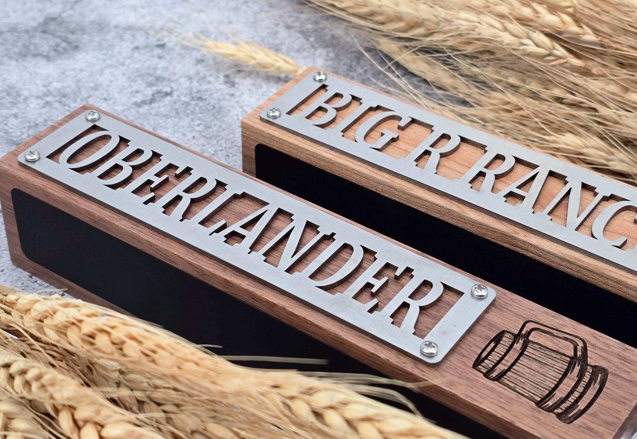 Signature Plate Tap Handle Edition – Personalized Stainless Steel - Custom Brew Gear