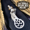 Stainless Steel Tap Handle Display Mount - Custom Brew Gear