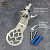 Stainless Steel Tap Handle Display Mount - Custom Brew Gear