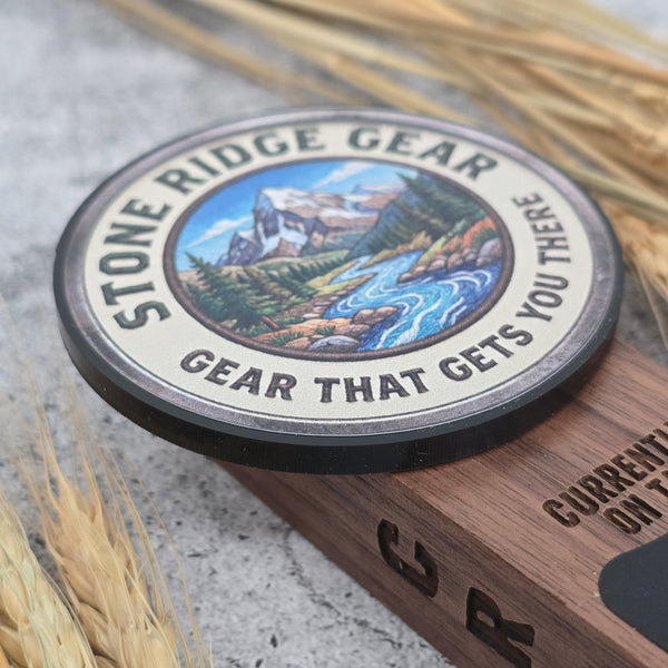 TH2500 - Circle Topper Custom Tap Handle - Custom Brew Gear