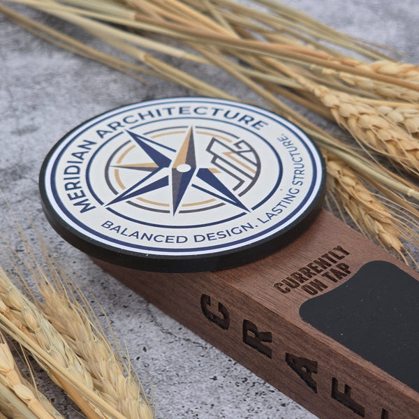TH2500 - Circle Topper Custom Tap Handle - Custom Brew Gear