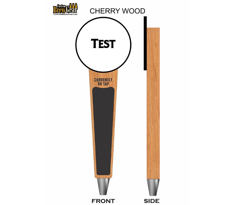 TH2500-Circle Topper Custom Tap Handle - Custom Brew Gear