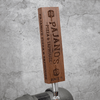 TH3000 - E Engraved Plank Style Custom Tap Handle - Custom Brew Gear