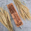 TH3000 - E Engraved Plank Style Custom Tap Handle - Custom Brew Gear