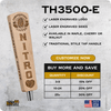 TH3500 - E Engraved Custom Tap Handle - Custom Brew Gear