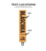 Custom Square Beer Tap Handle with Chalkboards-Stein Edition - Custom Brew Gear