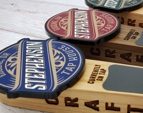 Banner Edition Custom Beer Tap Handle - Custom Brew Gear