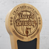 Barrel Edition - Personalized Beer Tap Handle with Chalkboard Insert - Custom Brew Gear