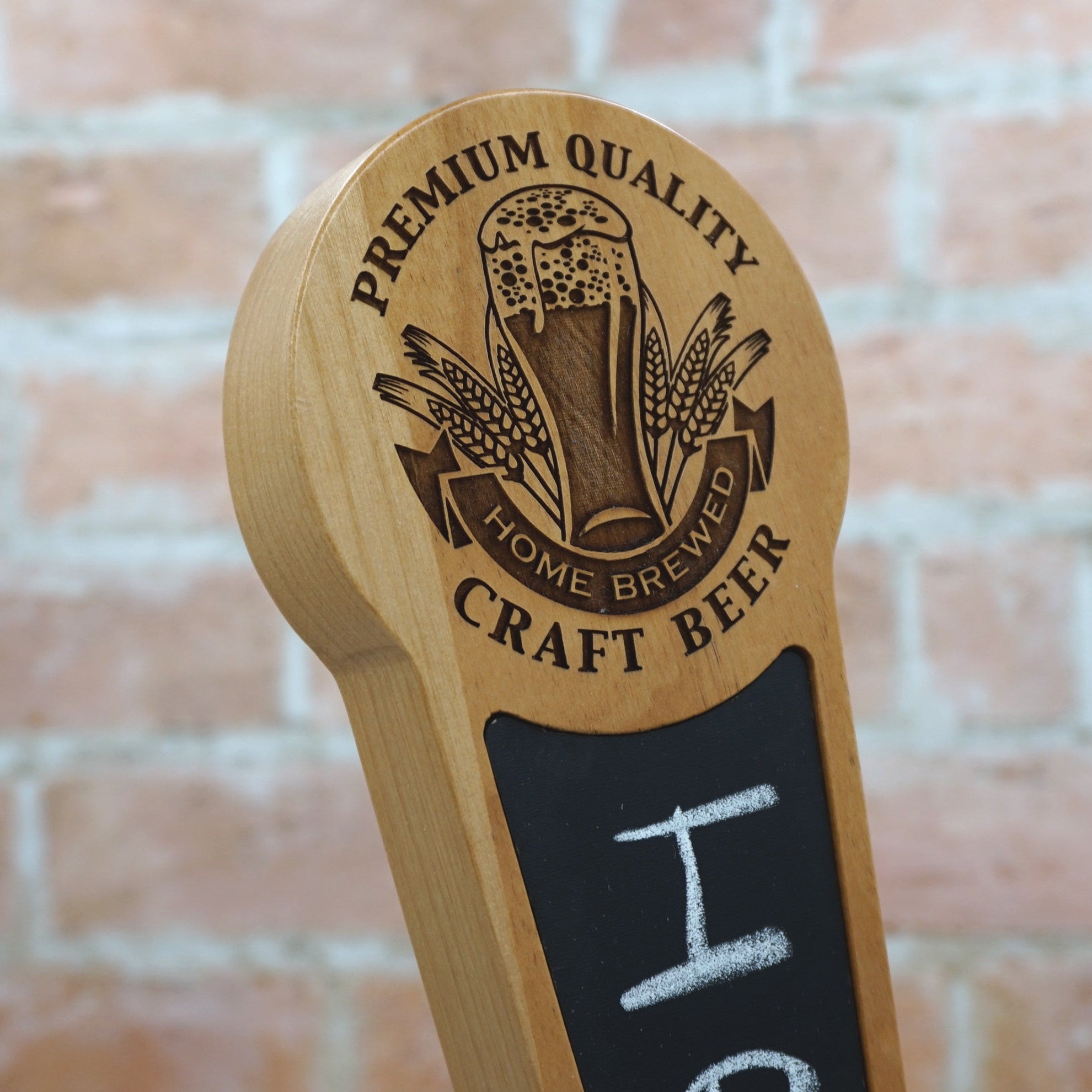 Beer Tap Handle with Chalkboard Insert - Premium Quality Edition - Custom Brew Gear