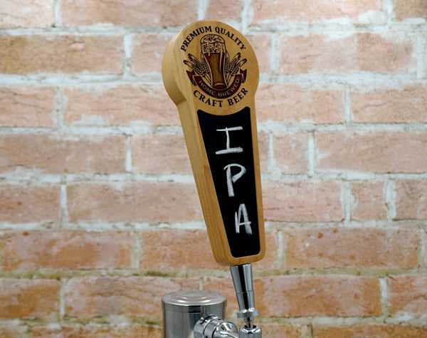 Beer Tap Handle with Chalkboard Insert - Premium Quality Edition - Custom Brew Gear