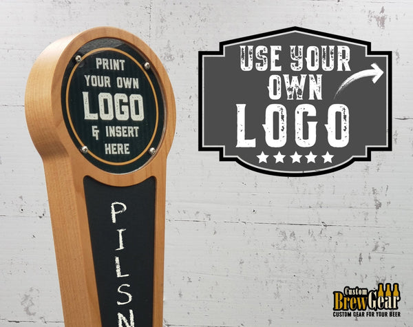 Beer Tap Handle with Changeable logo - Custom Brew Gear