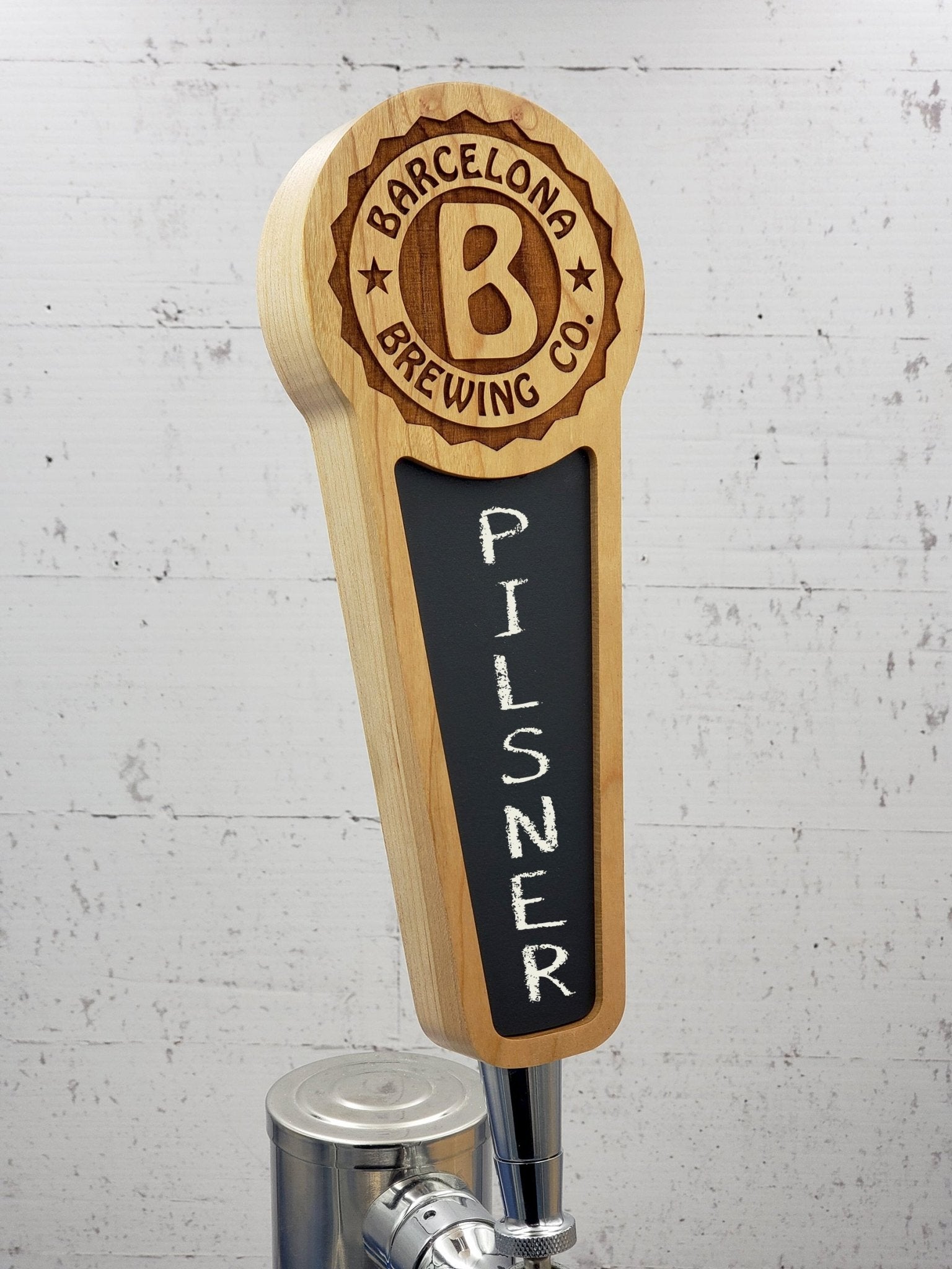 Brewing Company Edition - Personalized Beer Tap Handle with Chalkboard - Custom Brew Gear