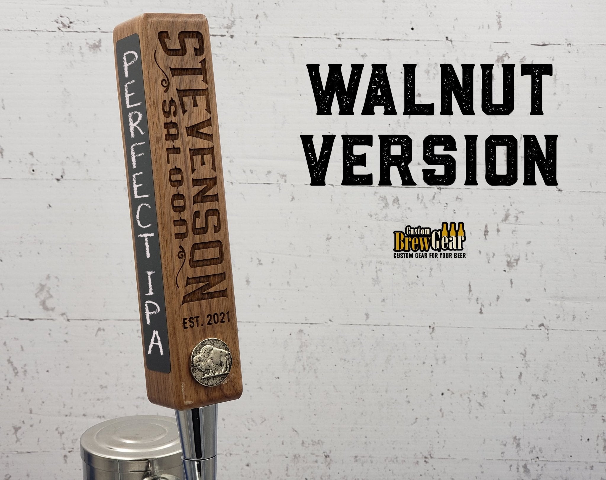 Buffalo Nickel Edition - Personalized Tap Tap Handle - Custom Brew Gear