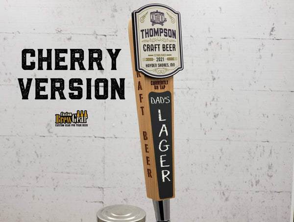 Craft Beer Edition - Custom Color Logo Chalkboard Tap Handle - Custom Brew Gear