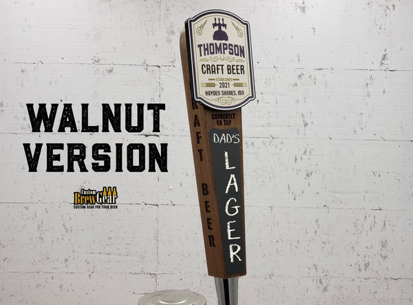 Craft Beer Edition - Custom Color Logo Chalkboard Tap Handle - Custom Brew Gear