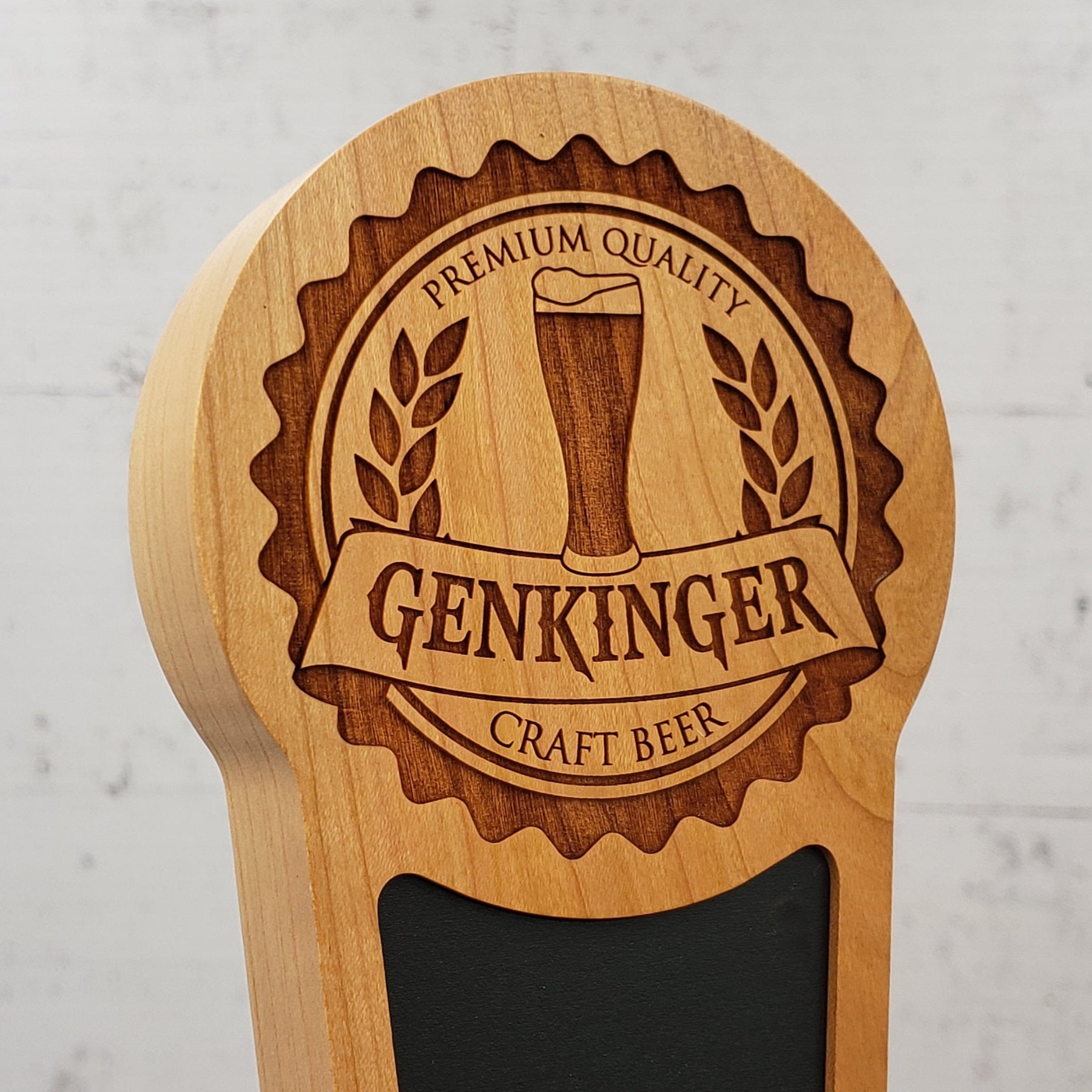 Craft Brew Edition - Personalized Beer Tap Handle with Chalkboard - Custom Brew Gear