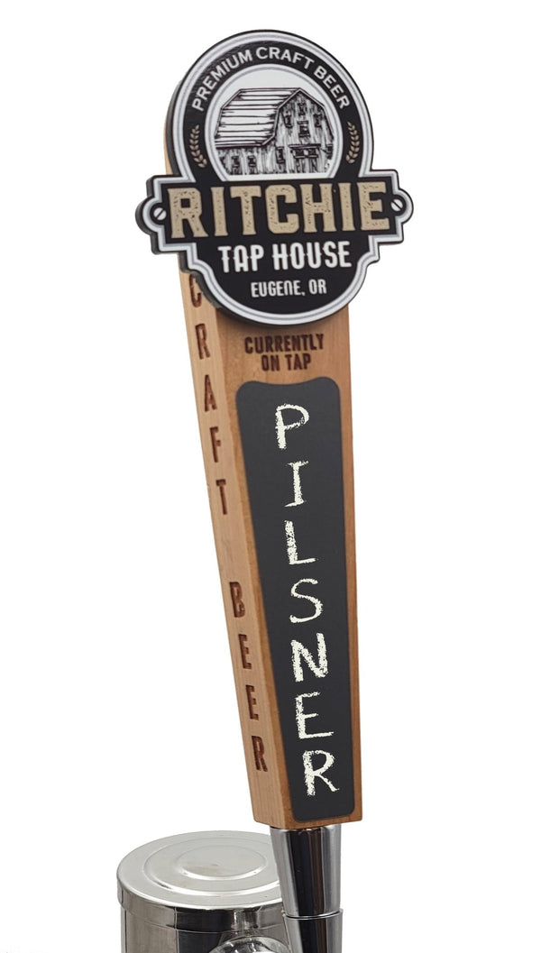 Custom Chalkboard Tap Handle - Barn Edition - Custom Brew Gear