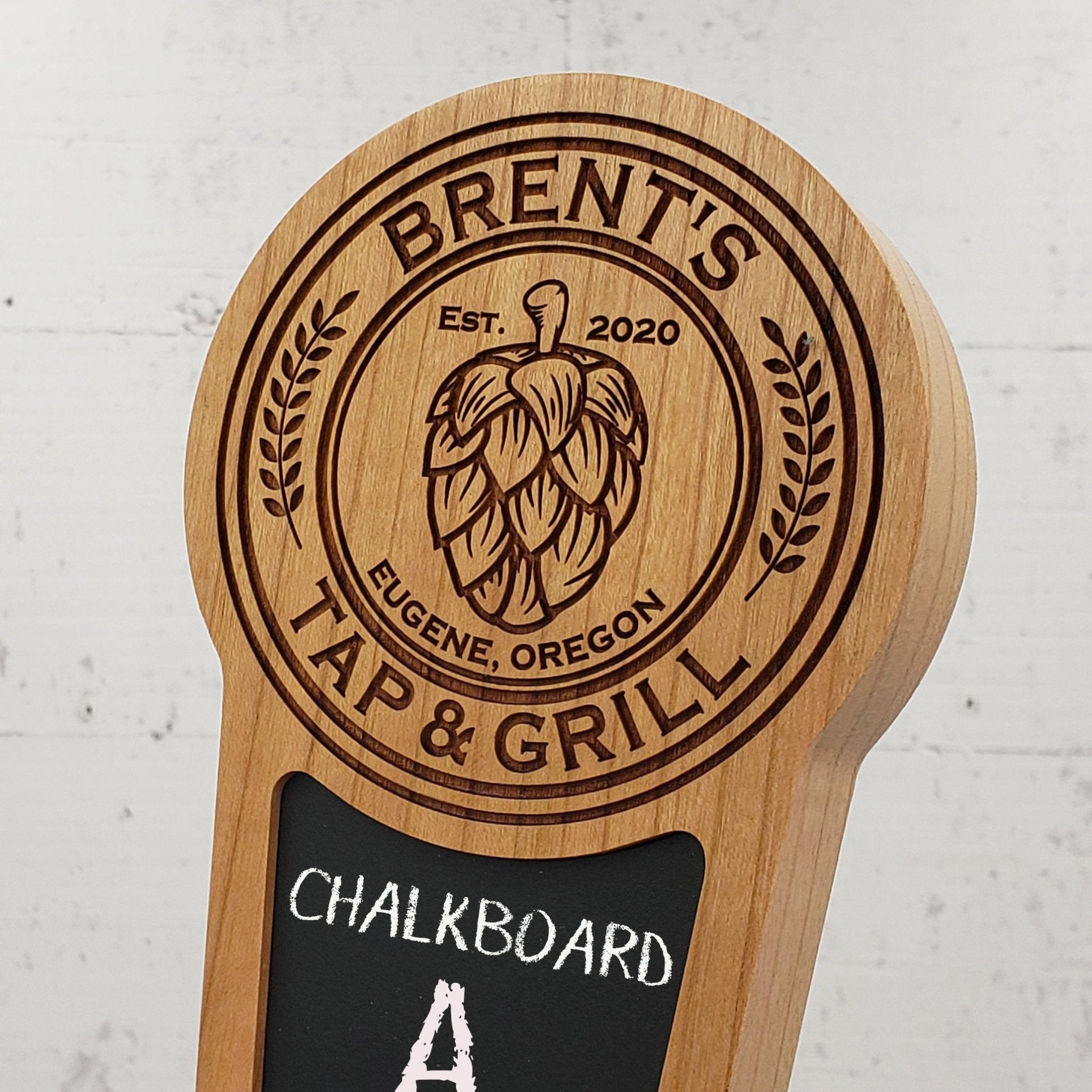 Hop Edition - Personalized Beer Tap Handle with Chalkboard - Custom Brew Gear