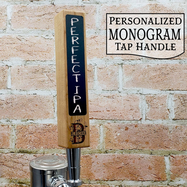 Monogram Beer Tap Handle - Custom Brew Gear