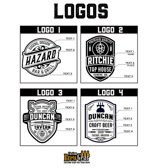 Personalized Pint Glass - Custom Brew Gear