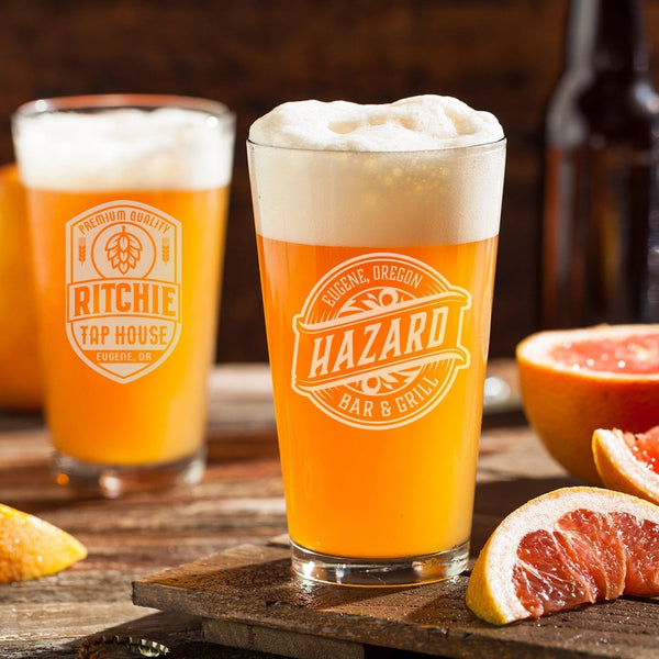 Personalized Pint Glass - Custom Brew Gear