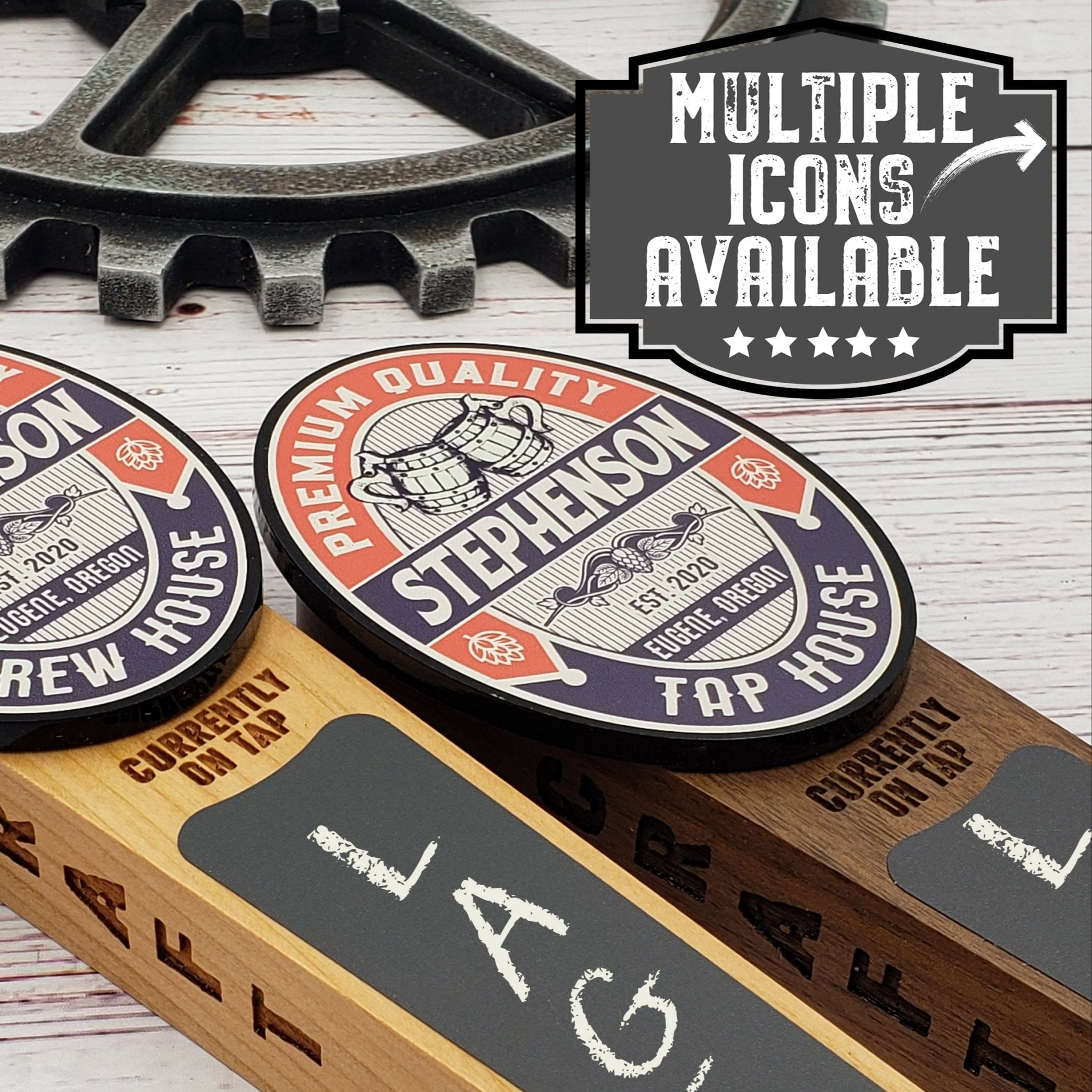 Vintage Edition - Custom Chalkboard Tap Handle - Custom Brew Gear