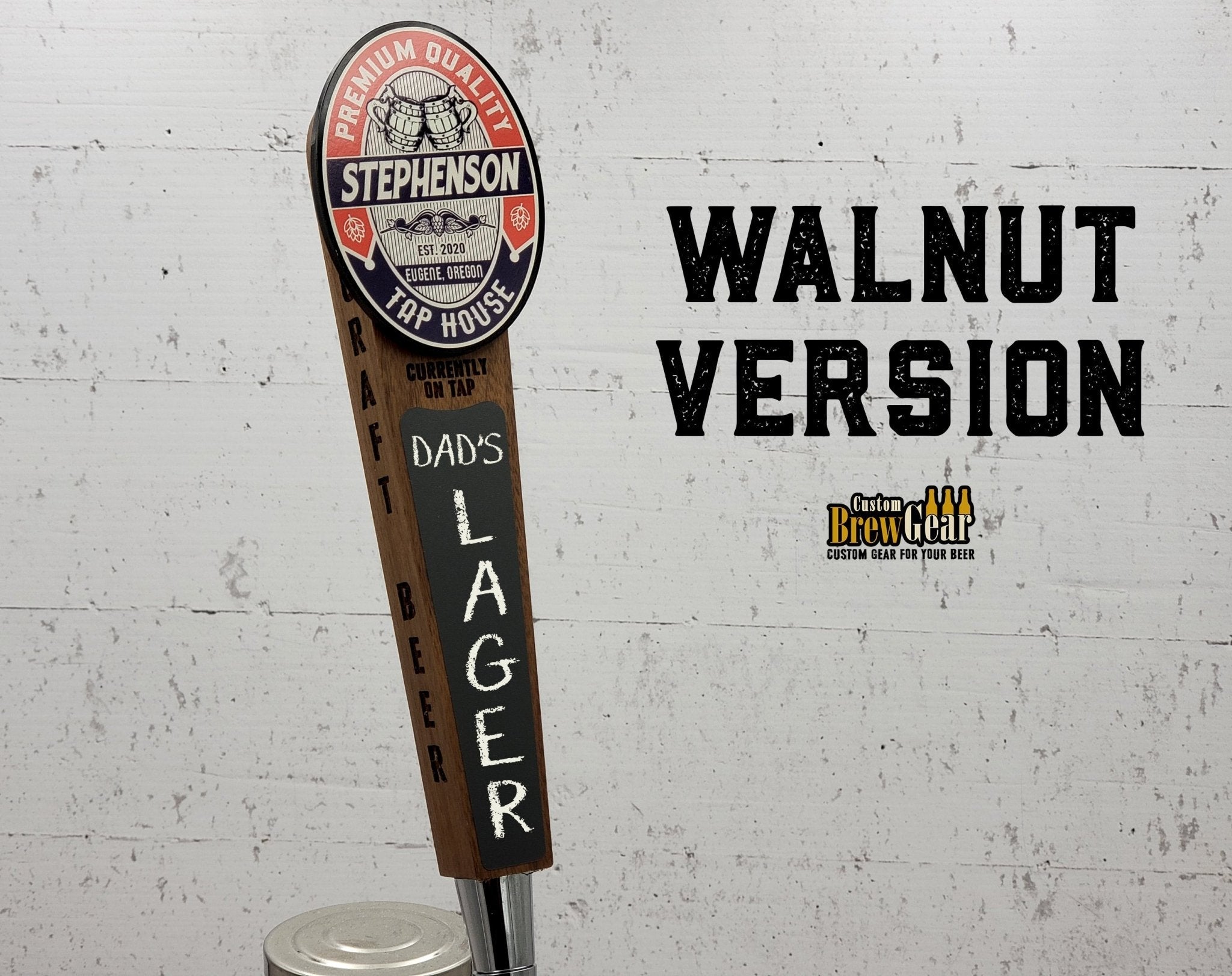 Vintage Edition - Custom Chalkboard Tap Handle - Custom Brew Gear