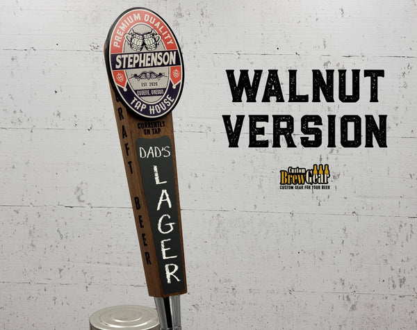 Vintage Edition - Custom Chalkboard Tap Handle - Custom Brew Gear