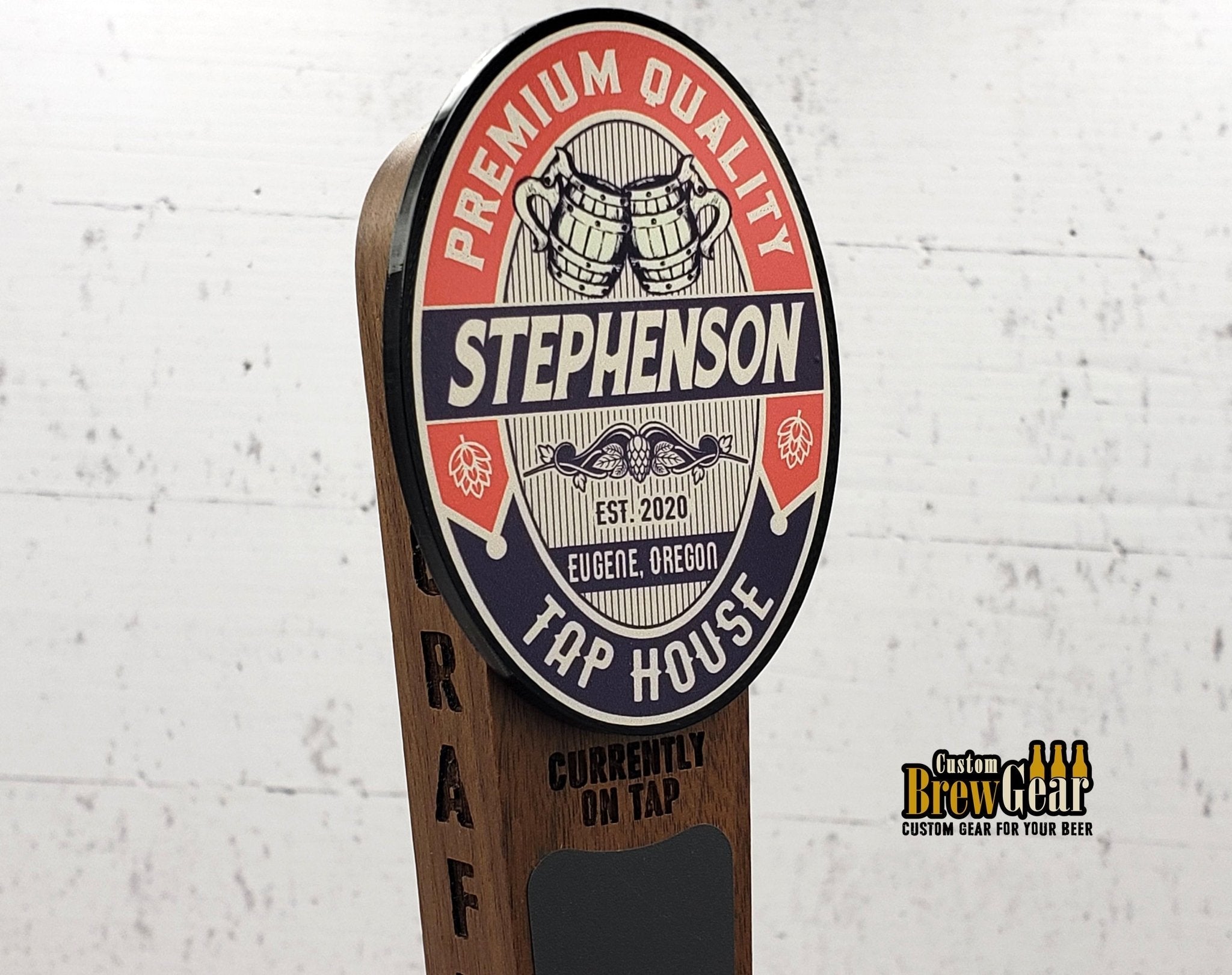 Vintage Edition - Custom Chalkboard Tap Handle - Custom Brew Gear